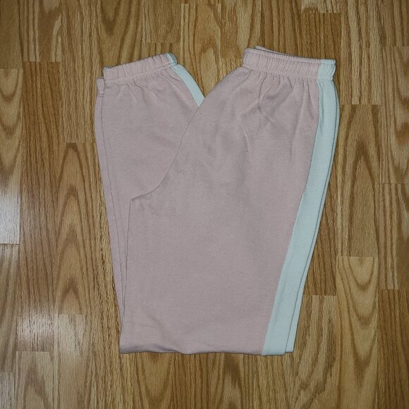 SO Pink/White Jogger Sweatpants - Picture 1 of 3